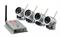 Four Night Vision Wireless Weatherproof Security Camera 